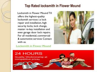 Top Rated Locksmith in Flower Mound