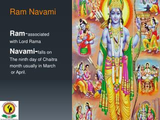 Ram Navami presentation by the Victorious Kidss Educares teachers
