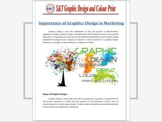 Importance of graphics design in marketing