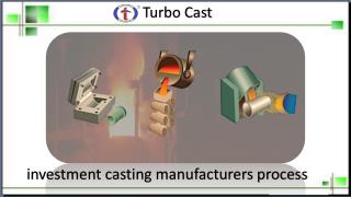 Complete Investment Casting Manufacturers Process - Turbo Cast