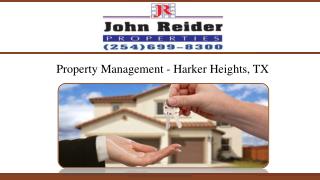 Property Management - Harker Heights, TX