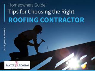 Tips for Choosing the Right Roofing Company in San Antonio