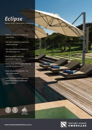 ECLIPSE Cantilever Umbrella Brochure