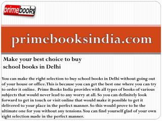 Make your best choice to buy school books in Delhi