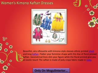 Bohemian Kimono Kaftan Dresses