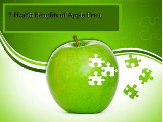 7 Health Benefits of Apple Fruit