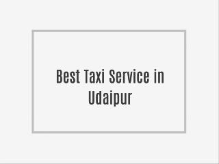 Best Taxi Service in Udaipur