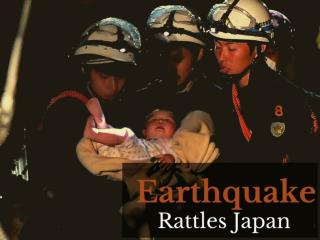 Earthquake rattles Japan
