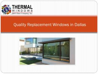 Replacement Windows in Dallas