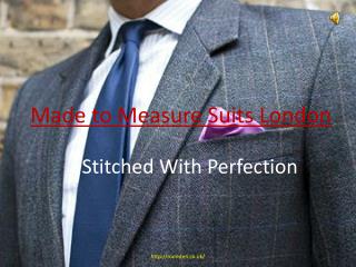 Made To Measure Suits London