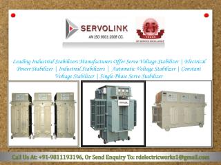 Industrial Stabilizer Manufacturers