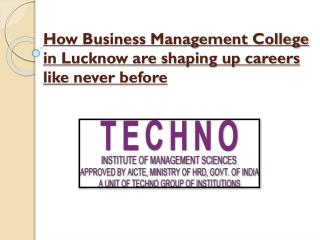 business management colleges in Lucknow