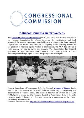 National Commission for Womens