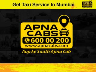 Get Taxi Service In Mumbai