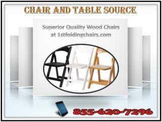 Superior Quality Wood Chairs at 1stfoldingchairs.com