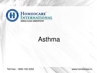 Homeopathy for Asthma