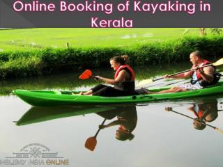 Advance Online Book kayaking in kerala India