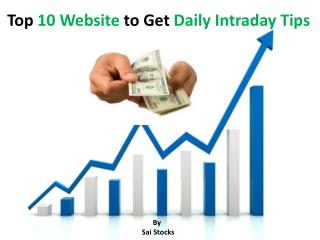 10 Website to Get Free Intraday Tips