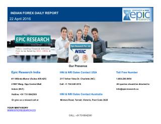 Epic Research Daily Forex Report 22 April 2016