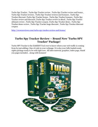Turbo Spy Tracker detail review