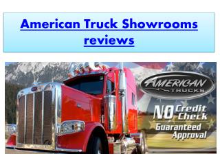 American Truck Showrooms reviews