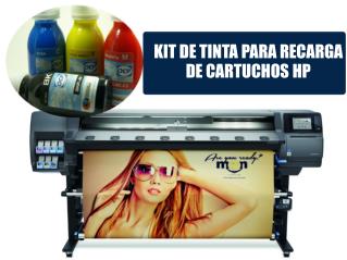 KIT DE TINTA PARA RECARGA DE CARTUCHOS HP