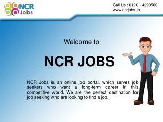 How to Registration NCR Jobs Portel