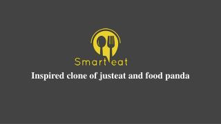 Smart eat Script - just eat clone Script