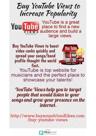 Buy YouTube Views- Buysoundcloudlikes