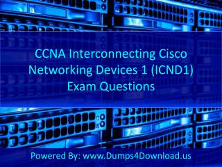 Pass4sure Cisco 100-101 Exam Dumps Question