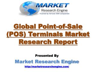 Global Point-of-Sale (POS) Terminals Market will grow at CAGR of 14% during the period of 2015-2022