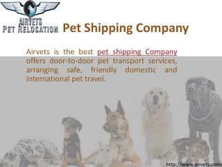 Pet Shipping Company