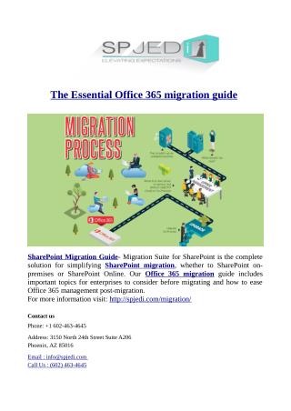 The Essential Office 365 migration guide