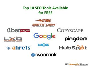 Top 10 SEO Tools Available for free