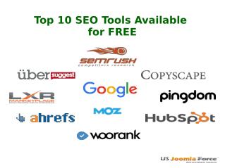 Top 10 SEO Tools Available for free