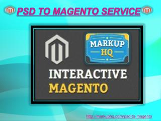 PSD TO MAGENTO SERVICE