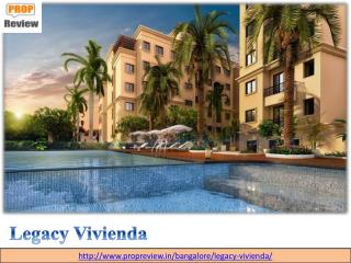 Legacy Vivienda Devanahalli, North Bangalore