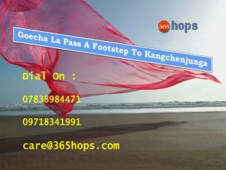 Goecha La Pass A Footstep To Kangchenjunga