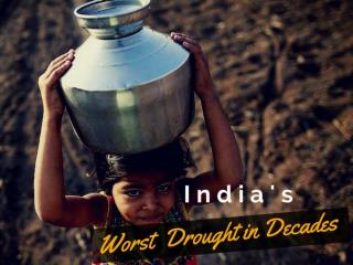 India's worst drought in decades