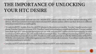 The Importance of Unlocking Your HTC Desire