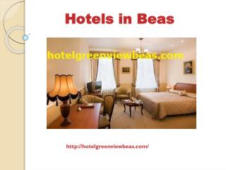 Hotels in Beas | HotelGreenViewBeas | Hotel in Beas