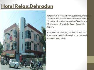 Book Hotel Relax Dehradun online