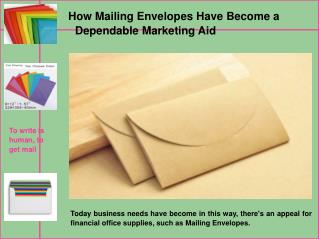 Low Cost & Best Mailing Envelopes