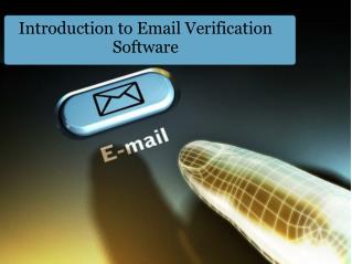Introduction to Email Verification Software
