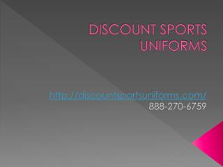 Custom Made Team Uniforms at Discount Prices