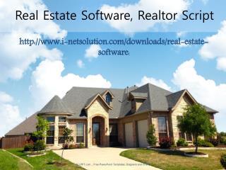 Real Estate Software, Realtor Script