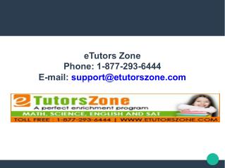 Online Math Tutoring - eTutors Zone