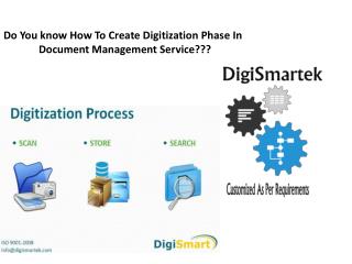 Who is Provide the best digitization Services in Pune