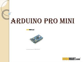 Arduino Pro Mini Price India - Robomart