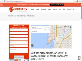 Southern Cargo Packers and Movers in Bandra (Mumbai): We don’t deliver goods, but happiness!